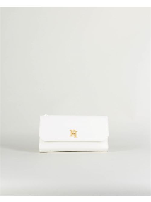Wallet with shoulder strap with metal logo Elisabetta Franchi ELISABETTA FRANCHI | Wallets | PF11A41E2360